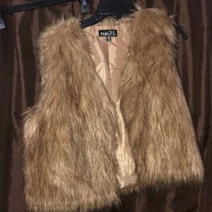 Faux fur jacket